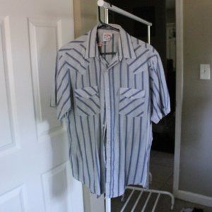 Western Frontier Mens Pearl Button Up Short Sleeve